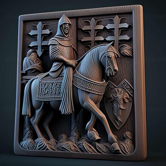 3D модель Гра Crusader Kings II Horse Lords (STL)